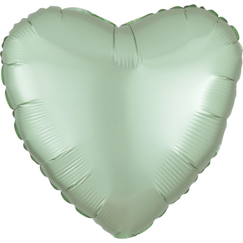 MINT GREEN (SATIN LUXE) HEART (18"/ 46cm)