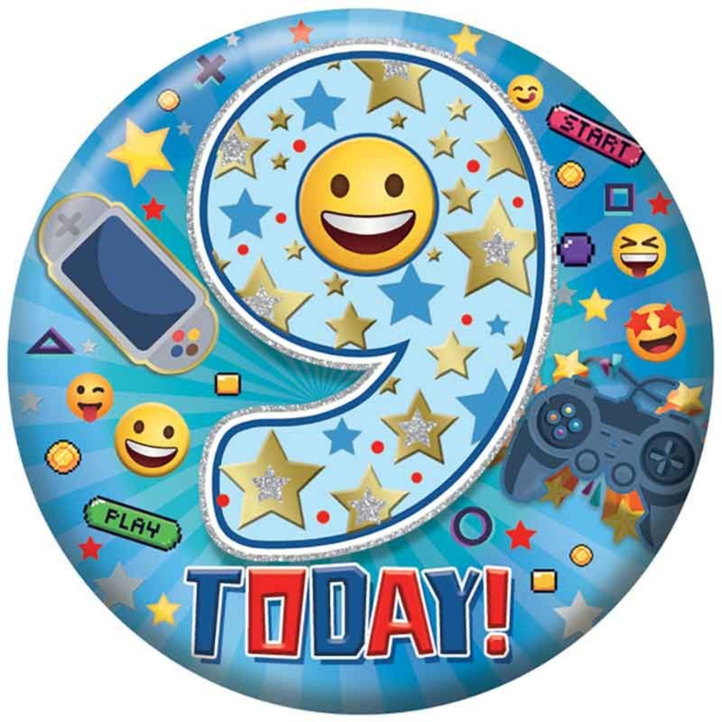 2.4"/ 6cm 9 TODAY BOYS BADGE