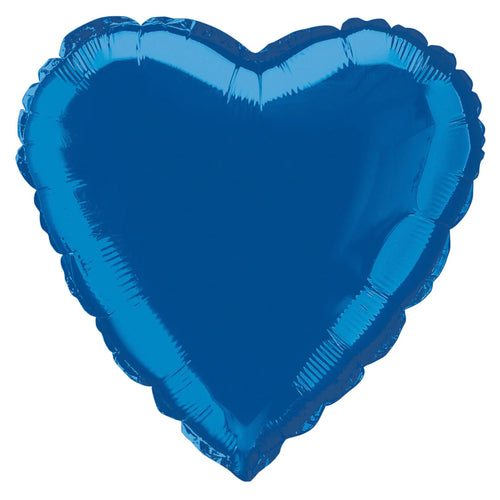 ROYAL BLUE HEART (18"/ 46cm)