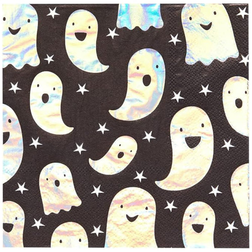 GHOST PAPER NAPKINS (33cm - 16 PACK)