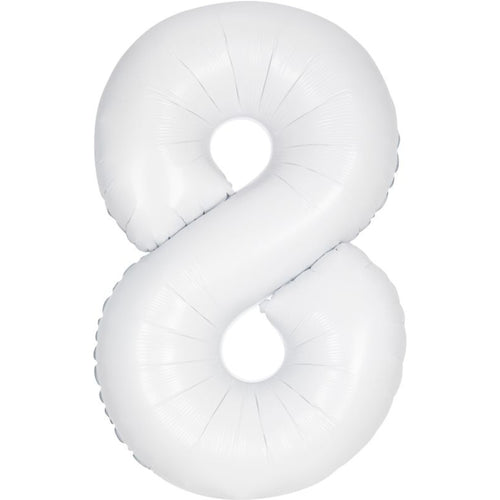 MATTE WHITE '8' (34"/ 86cm)