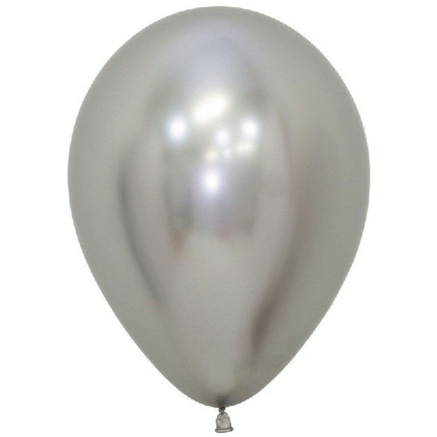 12"/ 30cm SILVER REFLEX LATEX BALLOON (981)