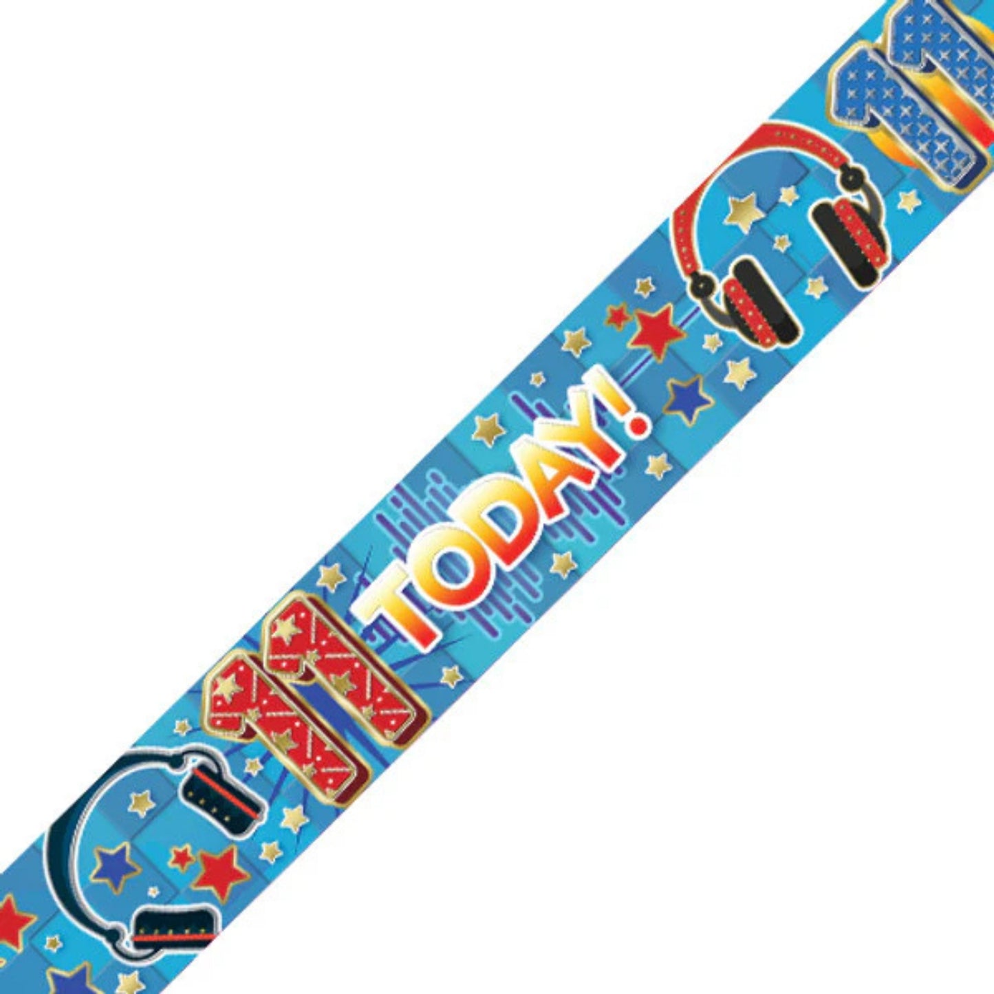 9ft / 2.7m BOYS 11TH BIRTHDAY BANNER