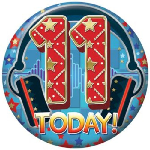 2.4"/ 6cm 11 TODAY BOYS BADGE
