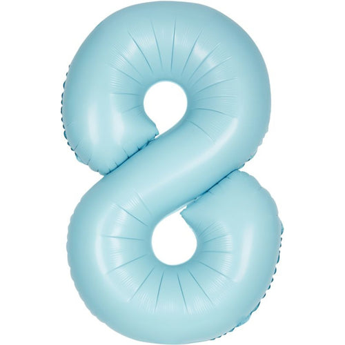 MATTE BABY BLUE '8' (34"/ 86cm)