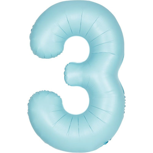 MATTE BABY BLUE '3' (34"/ 86cm)