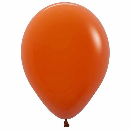 12"/ 30cm SUNSET ORANGE FASHION LATEX BALLOON (062)