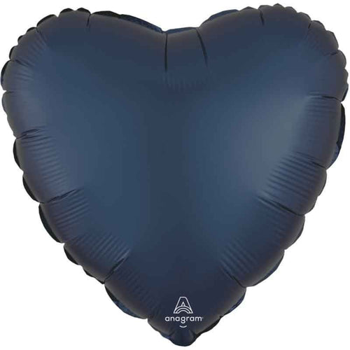 TRUE NAVY (SATIN LUXE) HEART (18"/ 46cm)