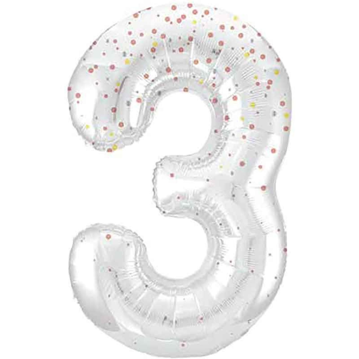 ROSE GOLD GLITZ '3' (34"/ 86cm)