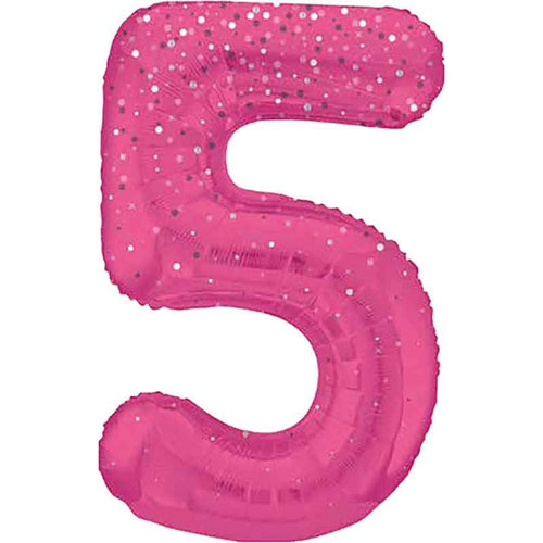 PINK GLITZ '5' (34"/ 86cm)