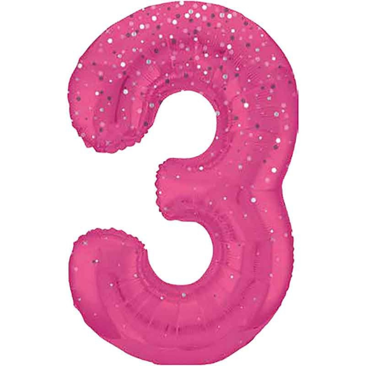 PINK GLITZ '3' (34"/ 86cm)
