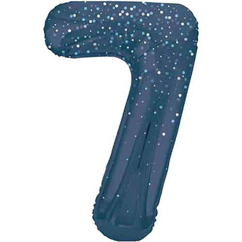 BLUE GLITZ '7' (34"/ 86cm)
