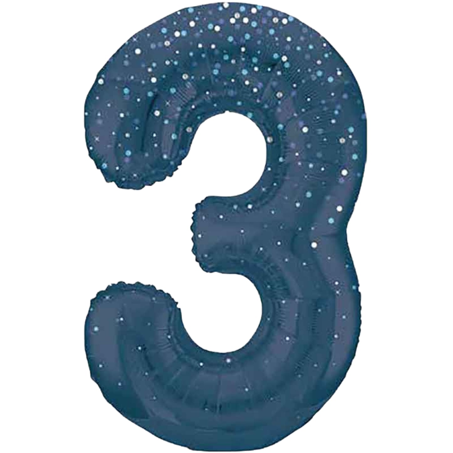 BLUE GLITZ '3' (34"/ 86cm)