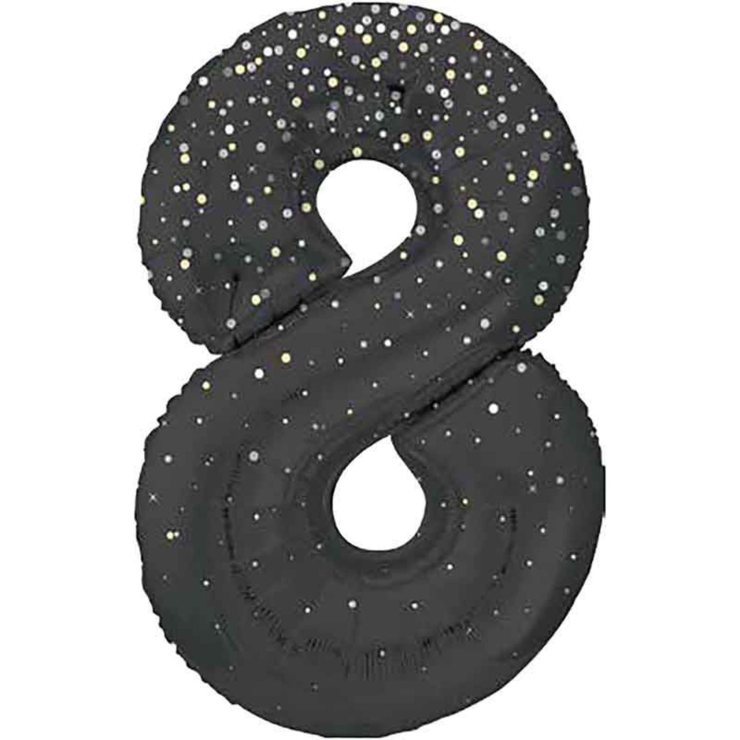 BLACK GLITZ '8' (34"/ 86cm)