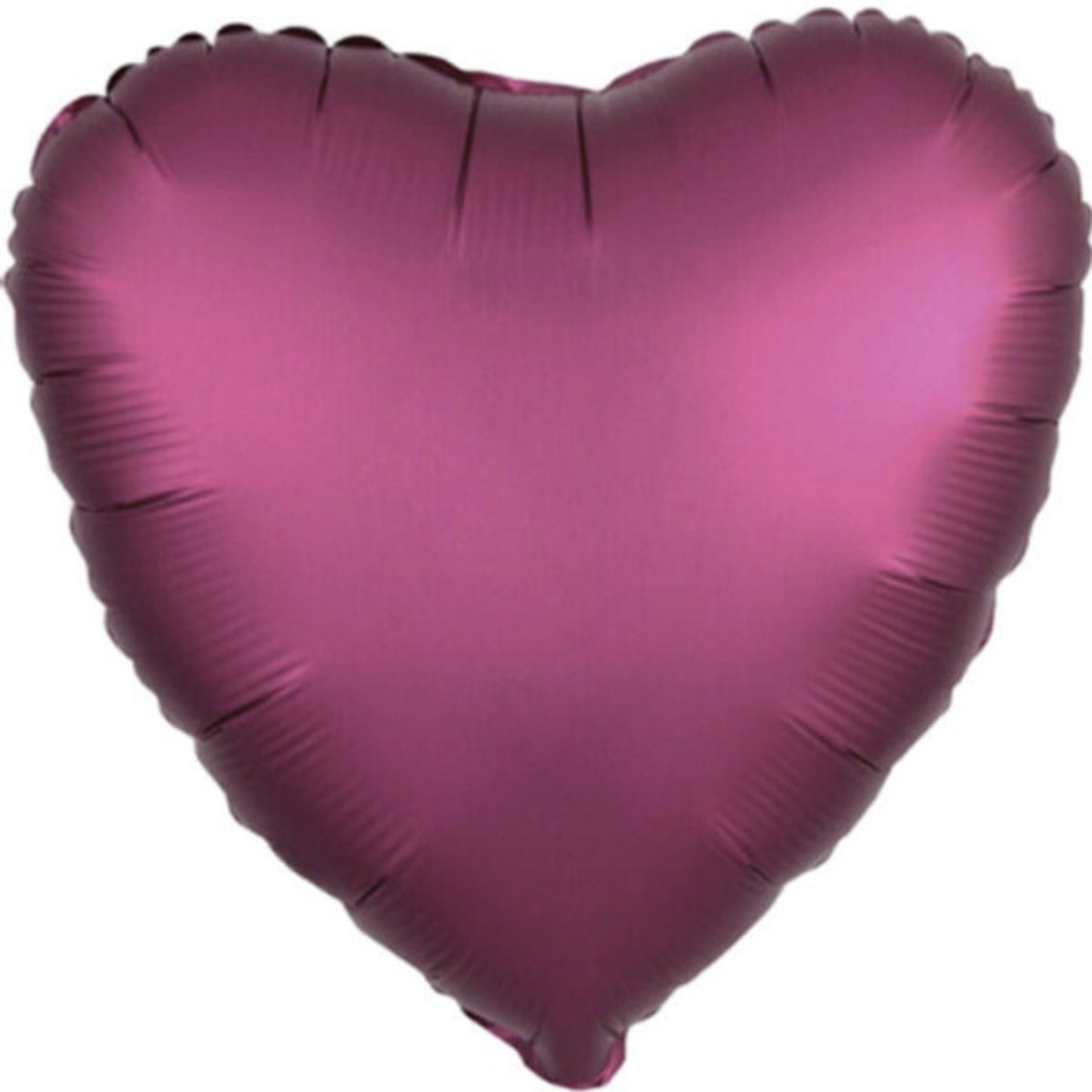 POMEGRANATE (SATIN LUXE) HEART (18"/ 46cm)