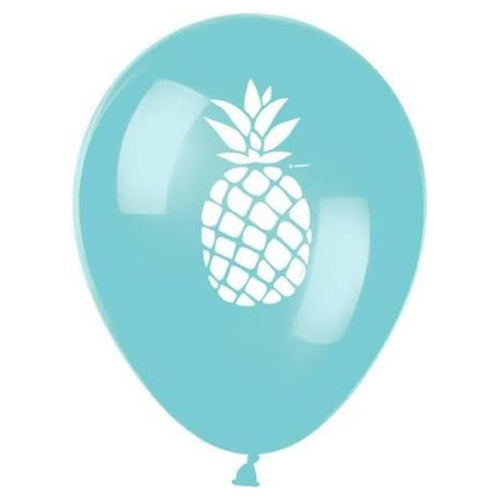 11" PINEAPPLE PRINT LATEX BALLOON
