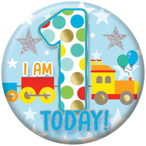 2.4"/ 6cm 1 TODAY BOYS BADGE