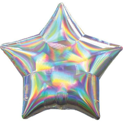 SILVER (IRIDESCENT) STAR (19"/ 48cm)