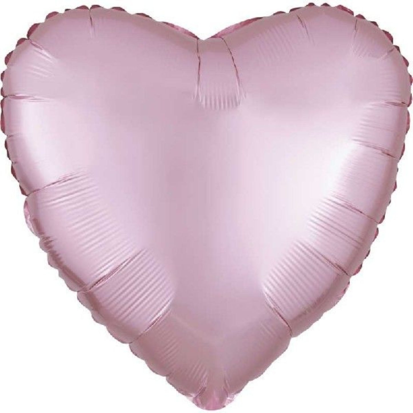 PASTEL PINK (SATIN LUXE) HEART (18"/ 46cm)