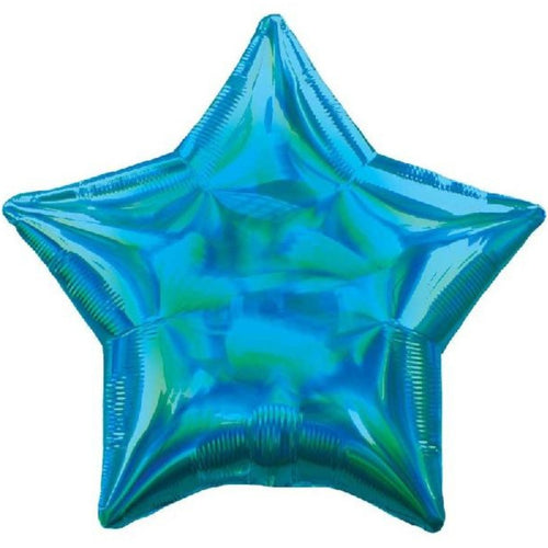 CYAN (IRIDESCENT) STAR (19"/ 48cm)