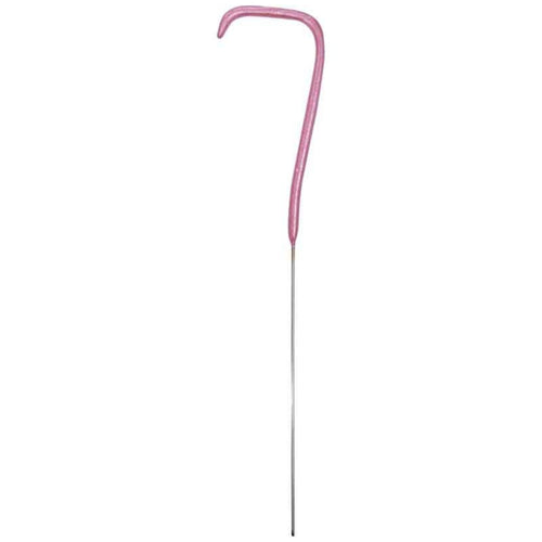 7"/ 18cm NUMERAL 7 PINK GLITZ SPARKLER CANDLE