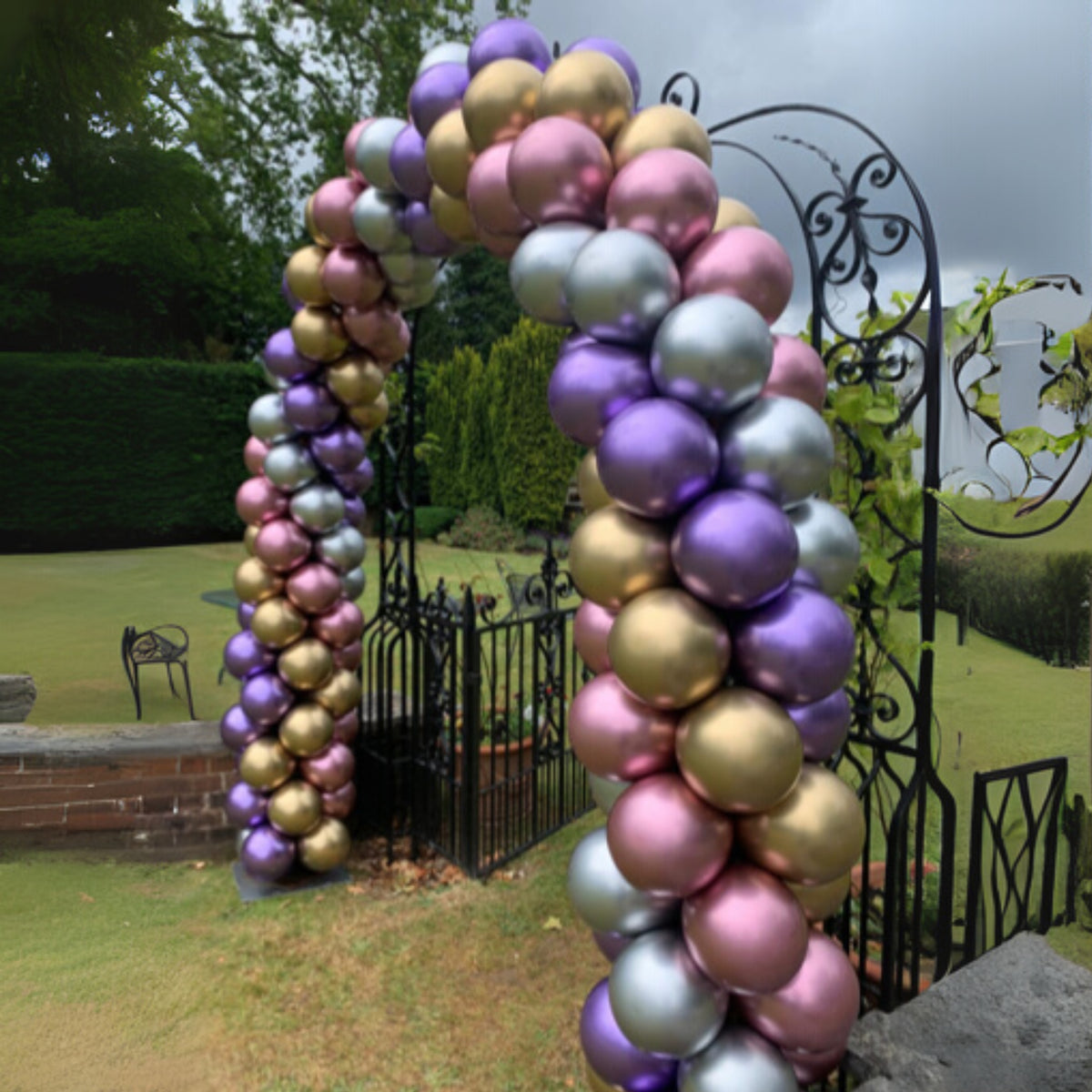 Silver Chrome, Pink Chrome, Gold Chrome & Violet Chrome