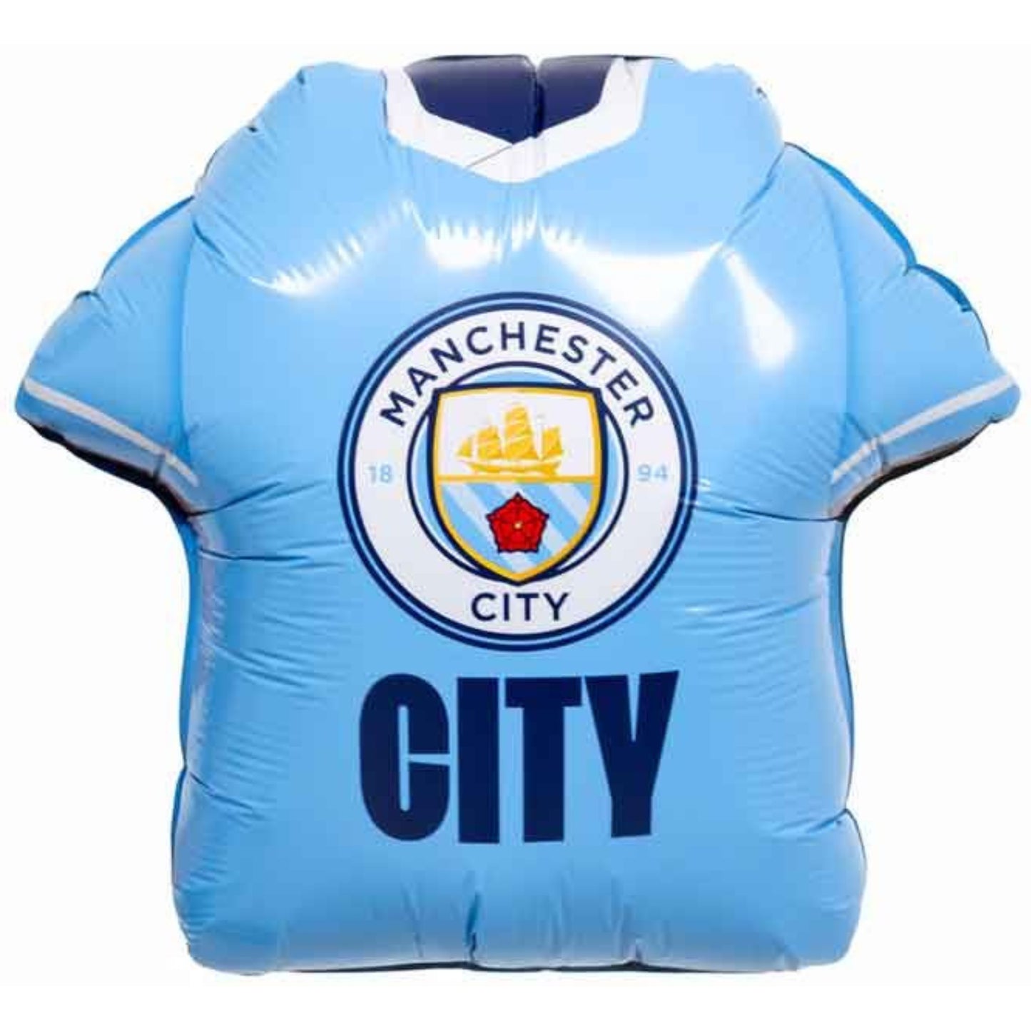 20"/ 52cm MANCHESTER CITY FC JERSEY SUPERSHAPE FOIL BALLOON