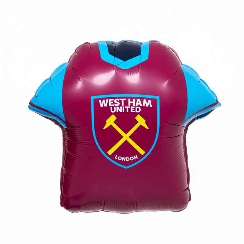 20"/ 52cm OFFICIAL WEST HAM UNITED JERSEY SUPERSHAPE FOIL BALLOON