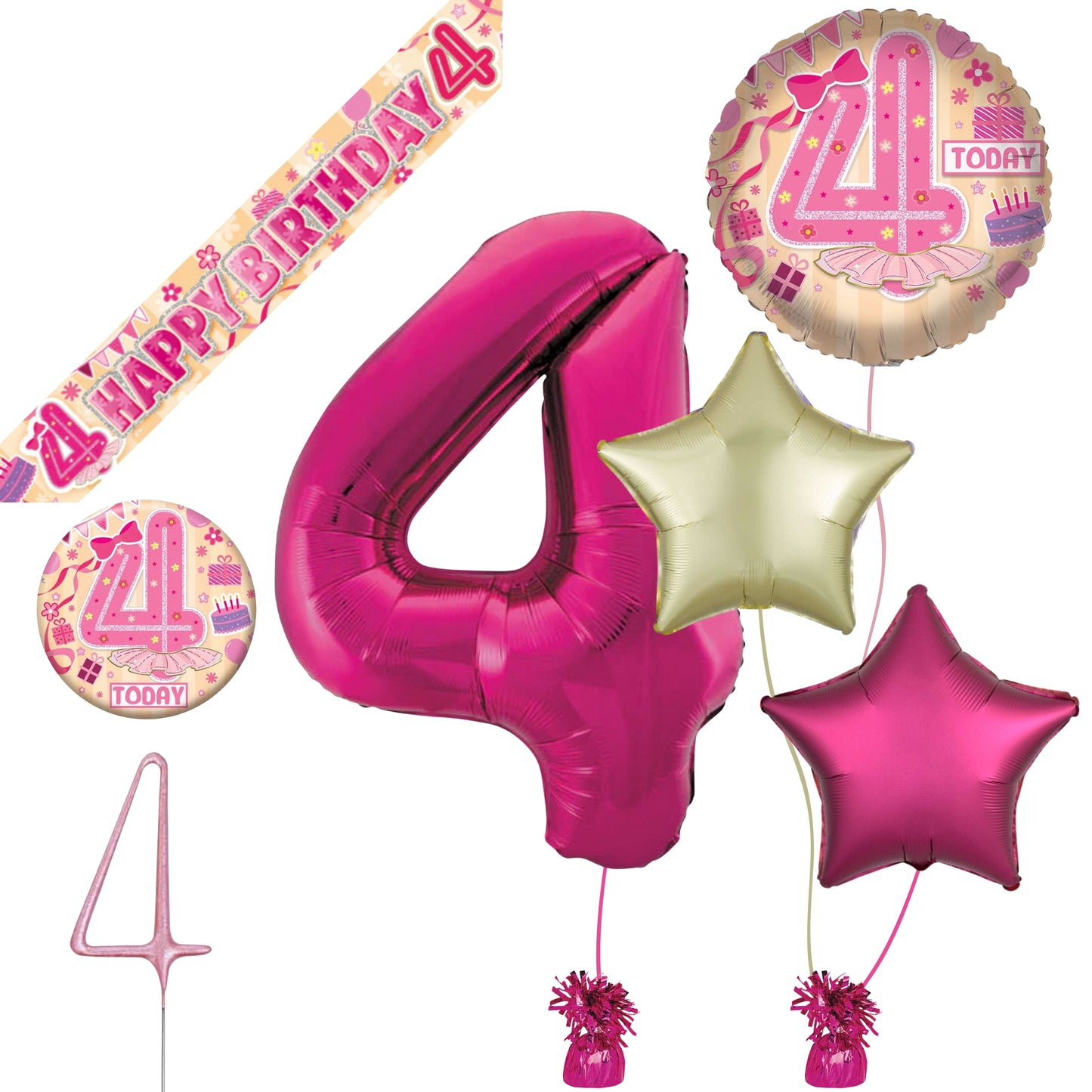 4TH BIRTHDAY GIRL BUNDLE