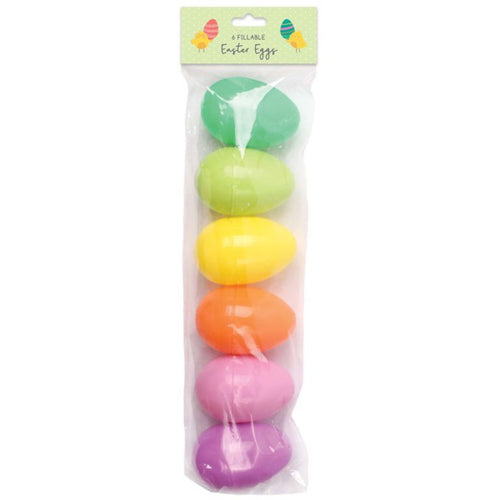 EASTER FILLABLE EGGS (6 PACK)