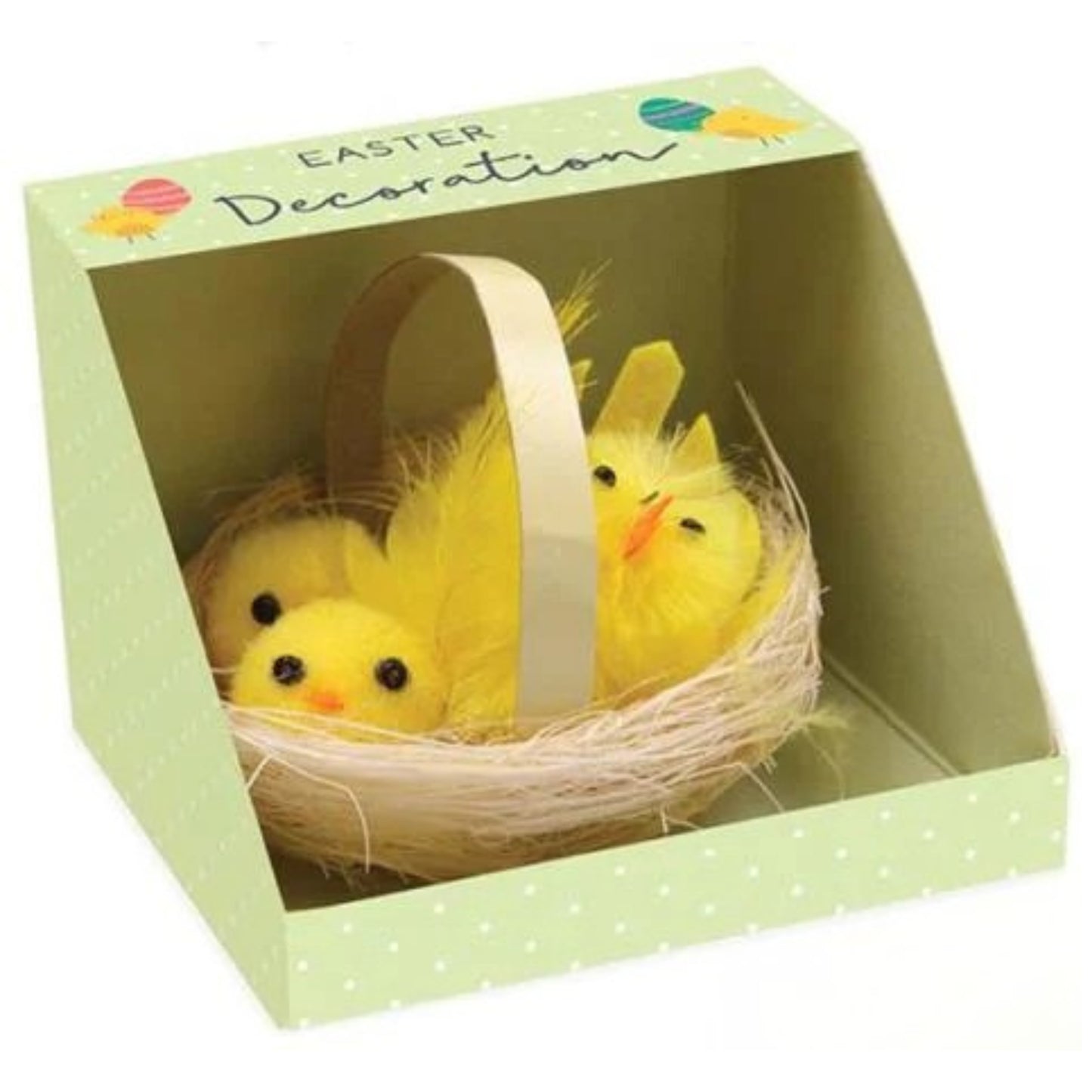 CHICK IN BASKET DECORATION