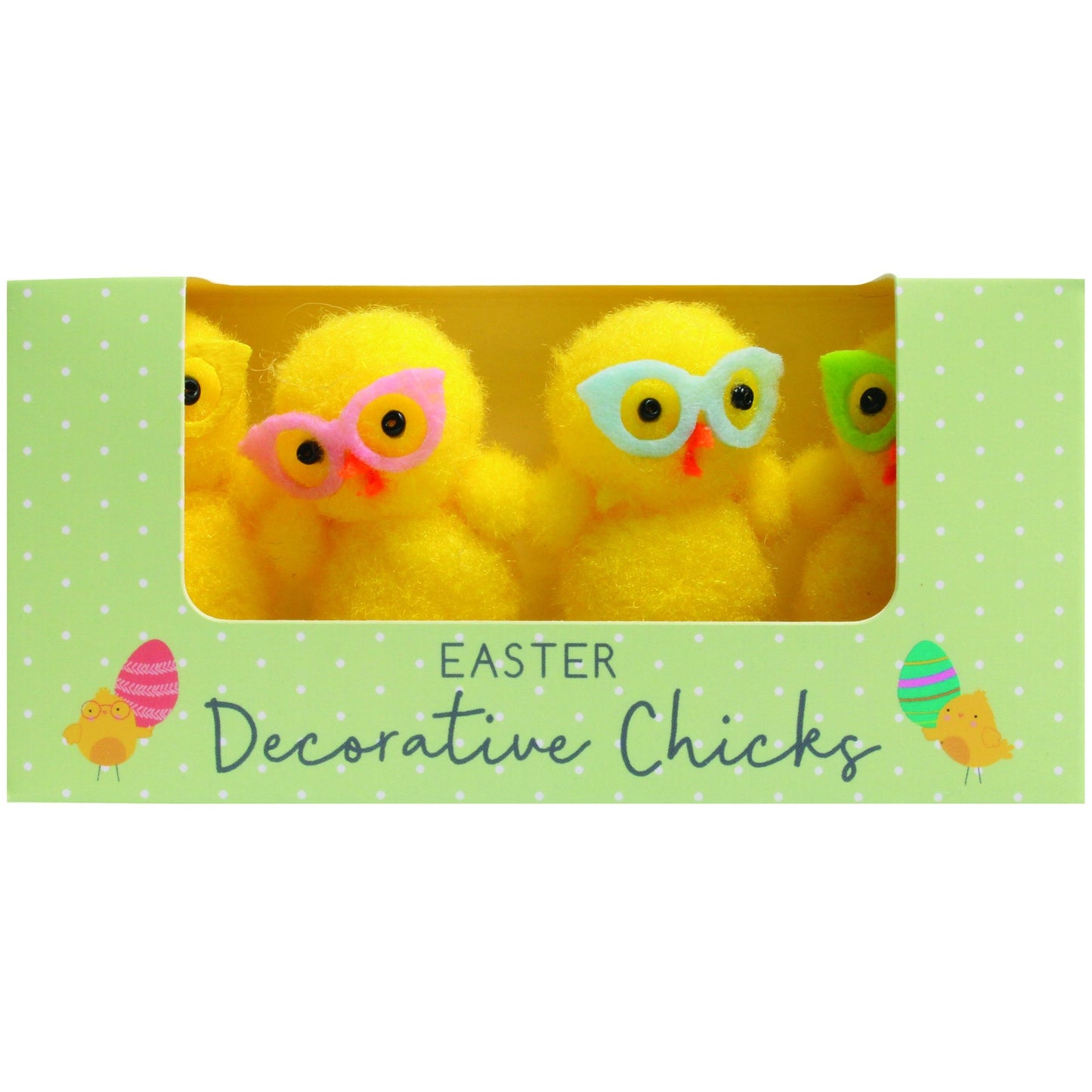 EASTER DECORATIVE CHICKS (4 PACK)
