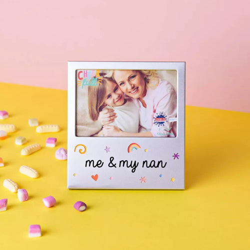 ALUMINIUM "ME AND MY NAN" PHOTO FRAME (5" x 3.5")