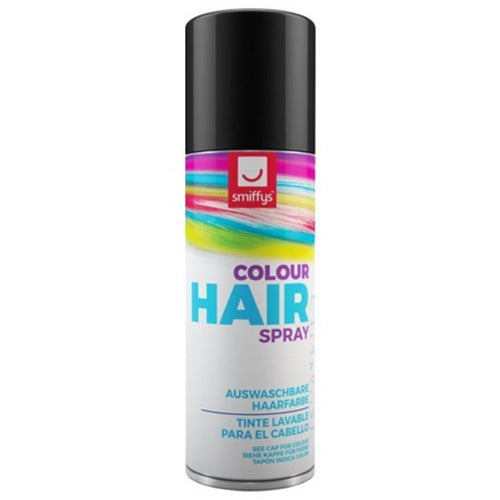 BLACK TEMPORARY HAIR SPRAY (125ml)
