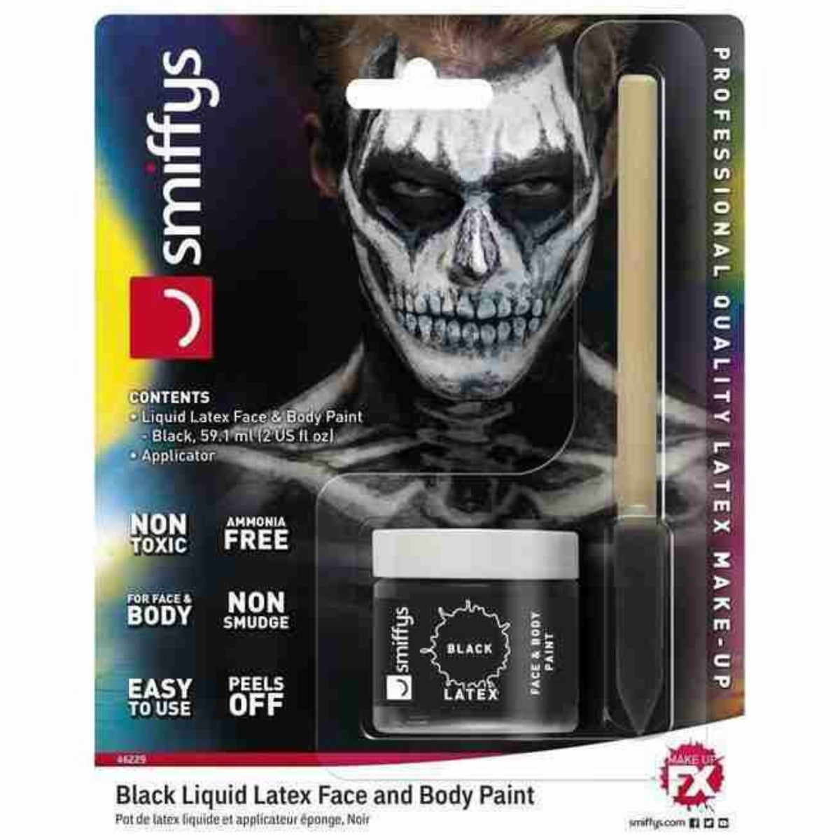 BLACK LATEX FACE & BODY PAINT