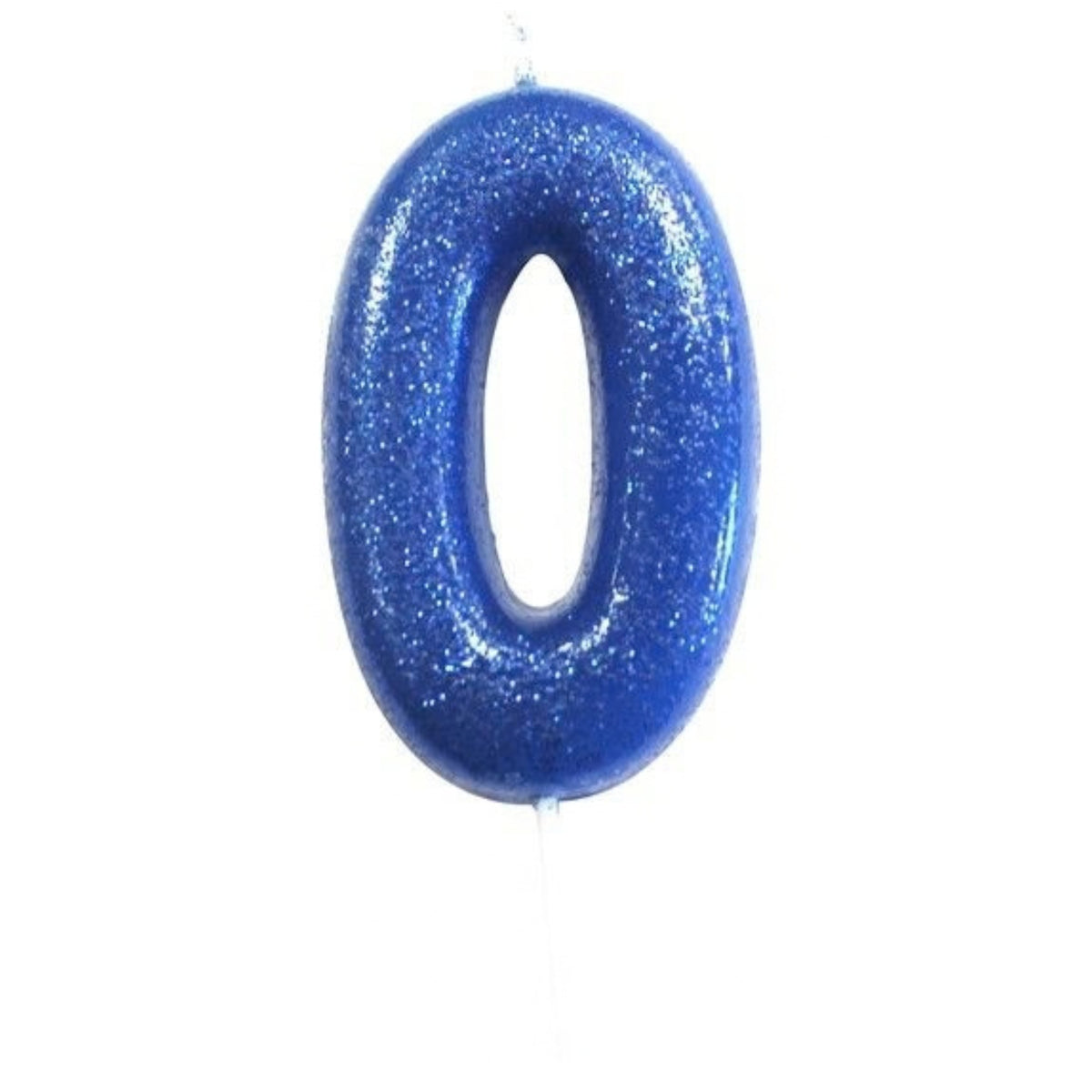 2.8"/ 7cm BLUE NO. 0 GLITTER PICK CANDLE