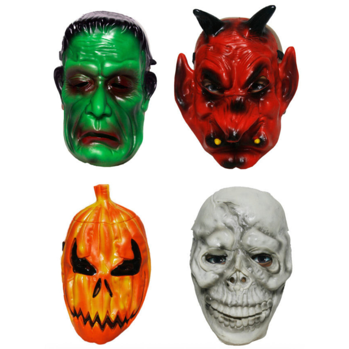 HALLOWEEN HORROR FACE MASK (4 ASSORTED DESIGNS)