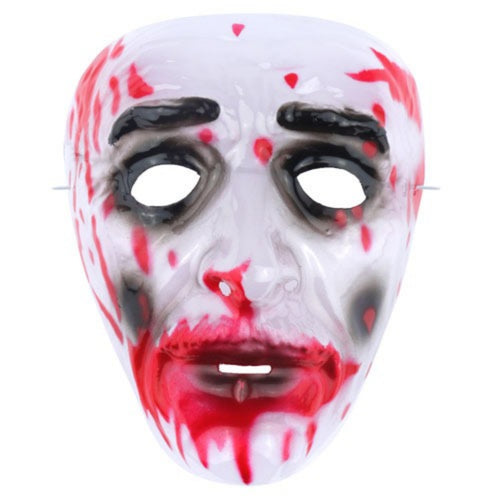 HALLOWEEN PLASTIC BLOODY FACE MASK
