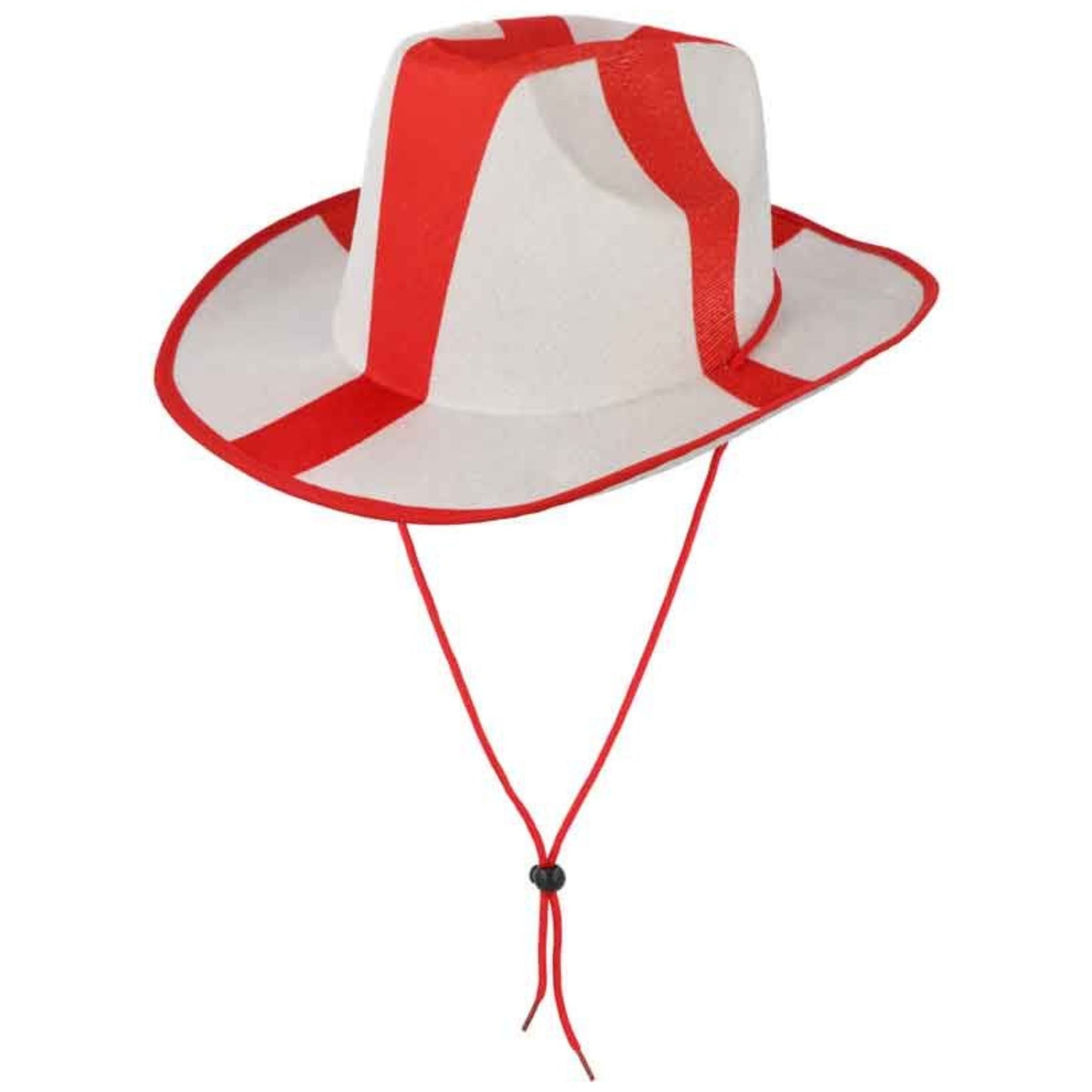 ST GEORGE COWBOY HAT WITH CORD (ADULT SIZE)