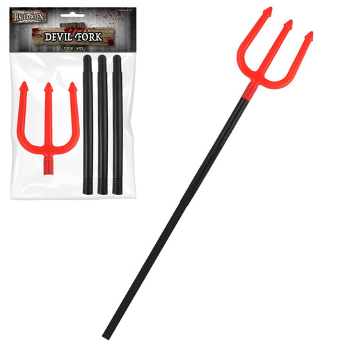 RED PLASTIC DEVIL PITCHFORK (103CM)
