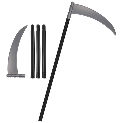 GRIM REAPER PLASTIC SCYTHE HALLOWEEN FANCY DRESS ACCESSORY (110cm)
