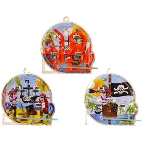 PIRATE PINBALL PUZZLE (6cm - 3 ASSORTED DESIGNS)