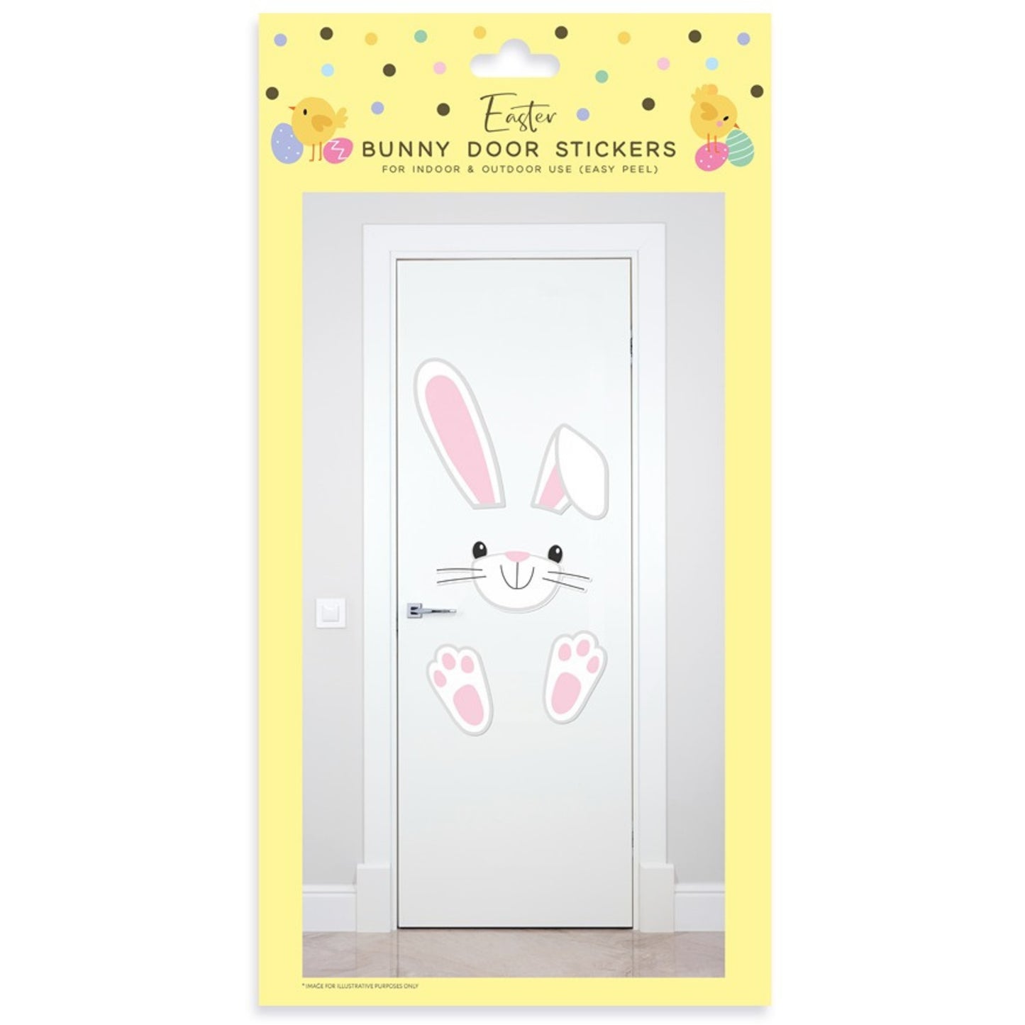 EASTER BUNNY DOOR STICKERS