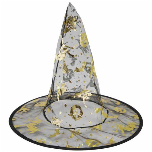 CHILD'S MAGICAL WITCHES HAT (36cm)