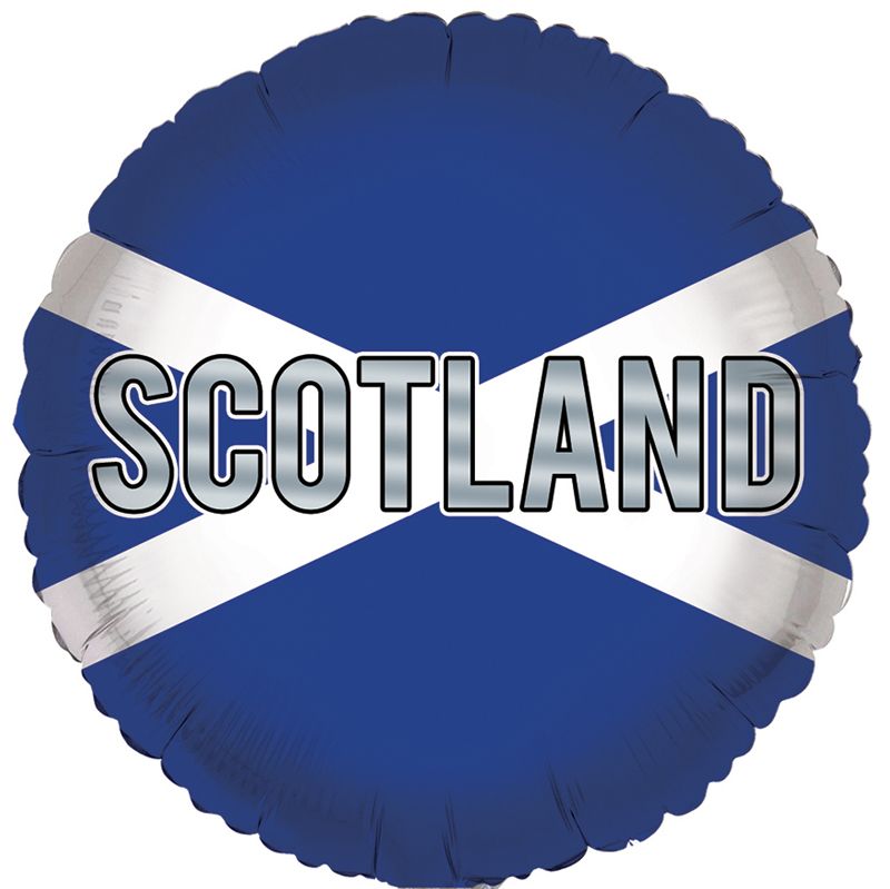 18"/ 46cm SCOTLAND ROUND FOIL BALLOON