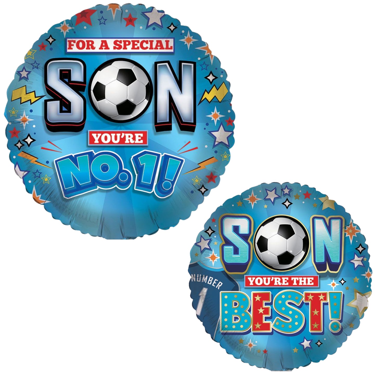 18"/ 46cm SPECIAL SON DOUBLE-SIDED ROUND FOIL BALLOON
