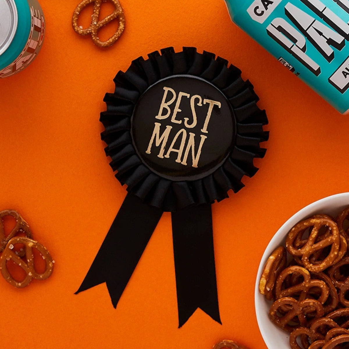 BEST MAN BADGE