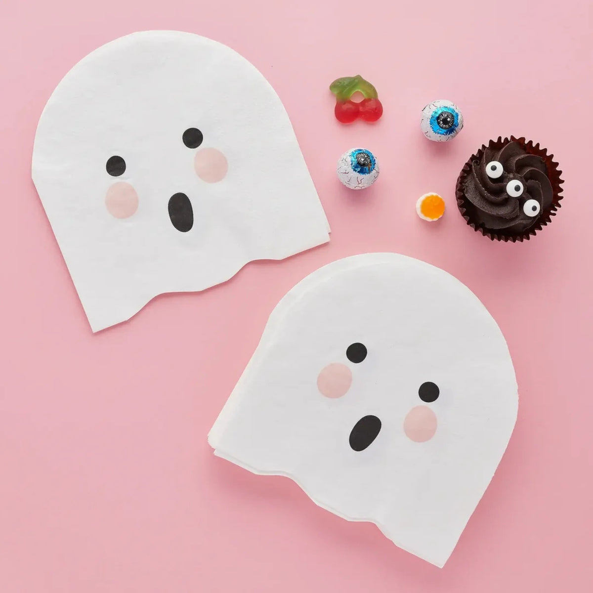 BOO THE GHOST HALLOWEEN PAPER NAPKINS (20 PACK)