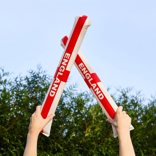 COME ON ENGLAND INFLATABLE STICKS - PACK OF 2 (59cm x 10cm)