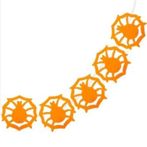HALLOWEEN SPIDER PAPER GARLAND (3m)